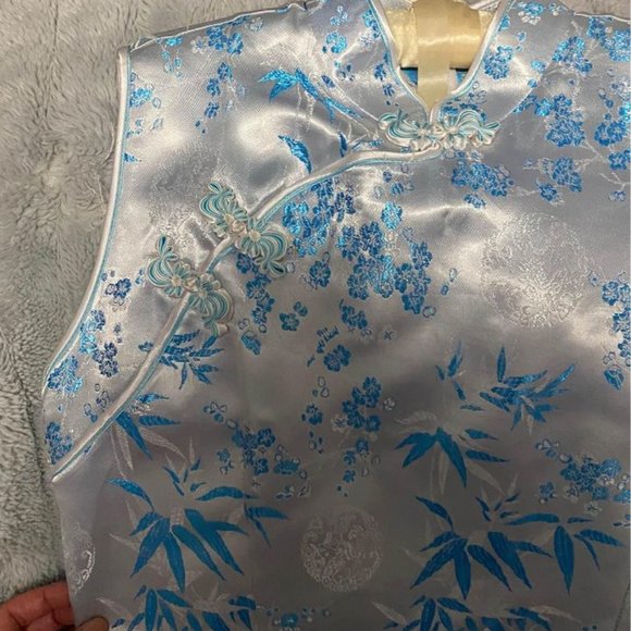 Sky Blue Short Kimono - Picture 4 of 4